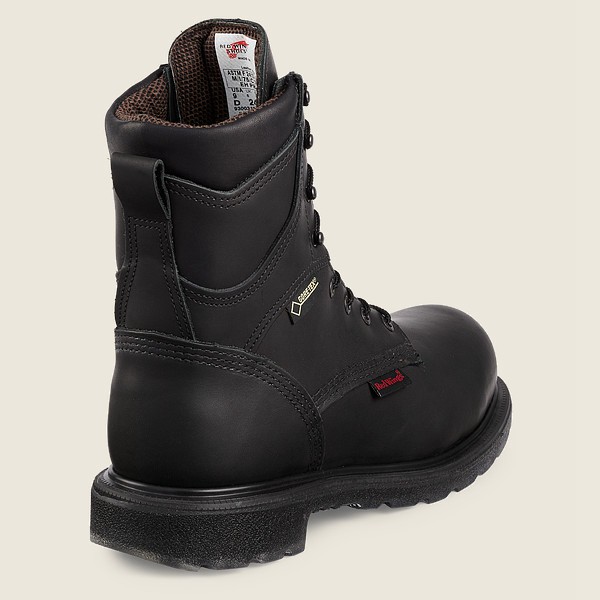 Mens Red Wing Supersole® 2.0 - 8-inch Insulated Waterproof Csa Toe - Safety Boots Black - GUX268574